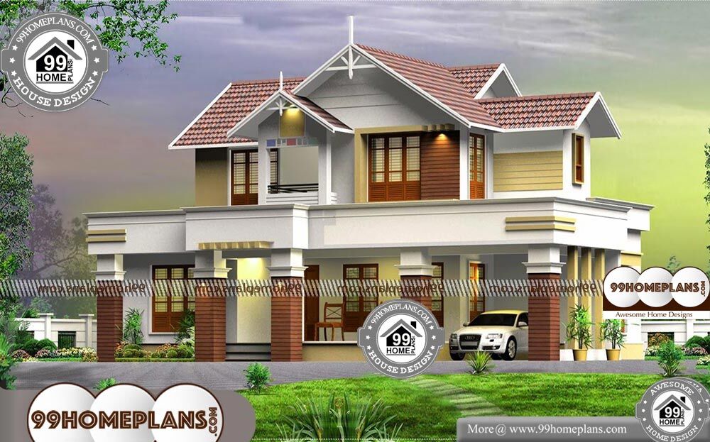 4 Bedroom 2 Story House Plans - 2 Story 2370 sqft-Home