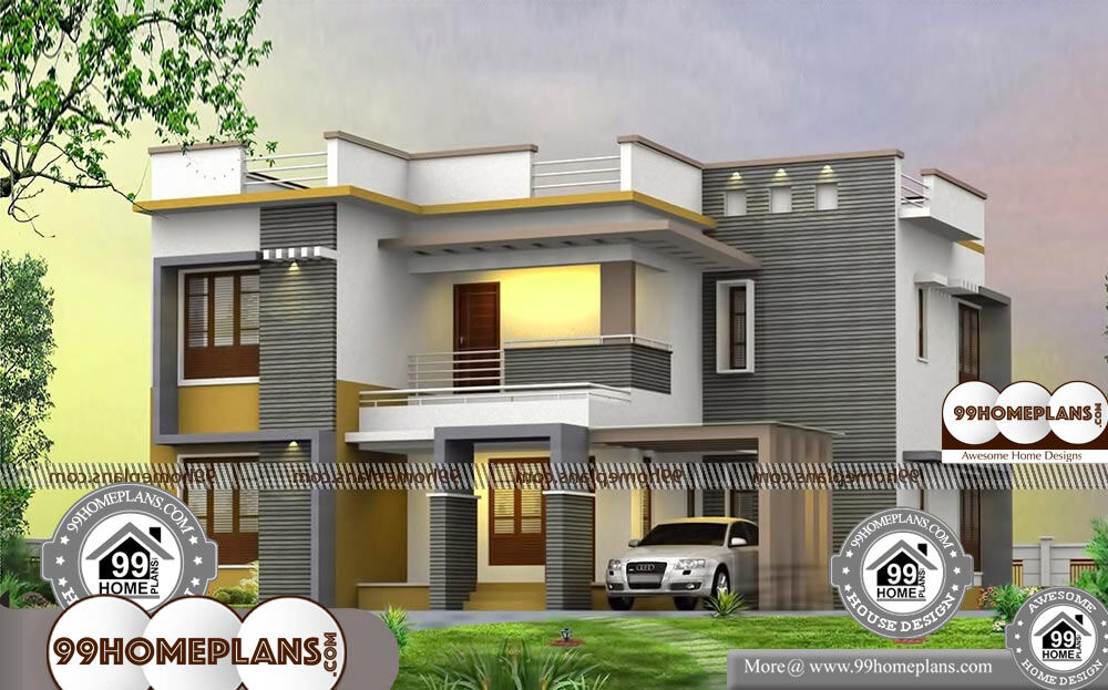 4 Bedroom Bungalow Plans - 2 Story 2500 sqft-Home