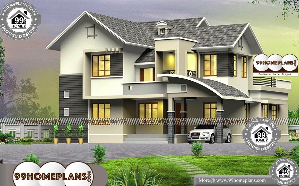 4 Bedroom Two Storey House Plans - 2 Story 2350 sqft-Home
