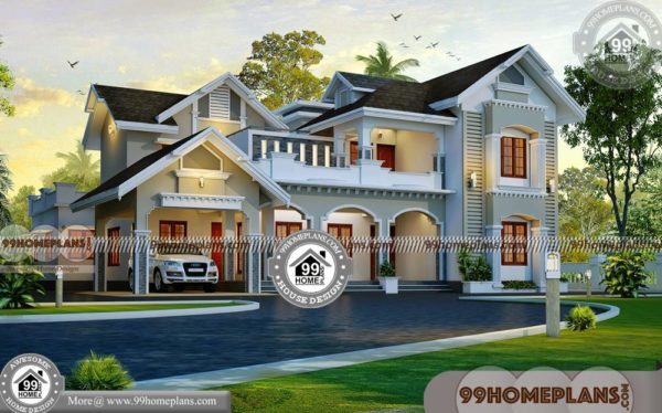 4 Bedroom Home Designs 2 Story House Plans With Exteriors