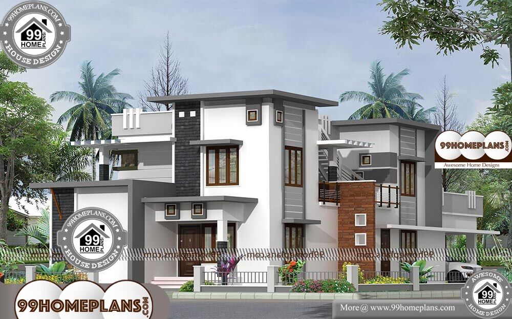 American Contemporary House Designs - Single Story 2230 sqft-Home