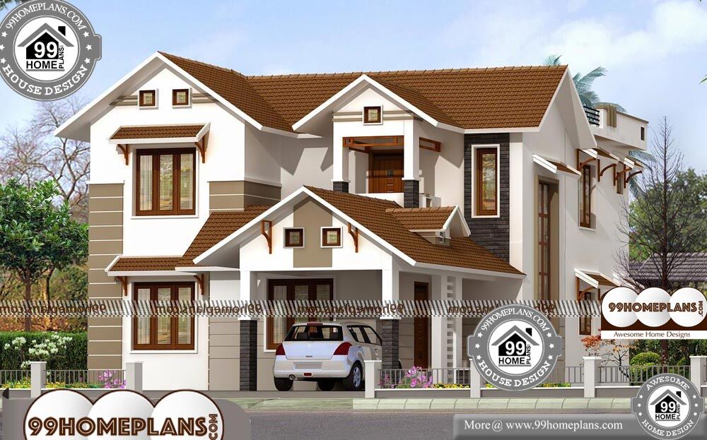 Architectural Design House Plans - 2 Story 2015 sqft-Home