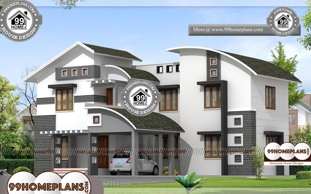 Beautiful Houses In India - 2 Story 2850 sqft-Home
