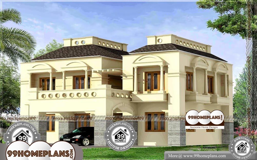 Bungalow And Villa House Plans - 2 Story 2412 sqft-Home