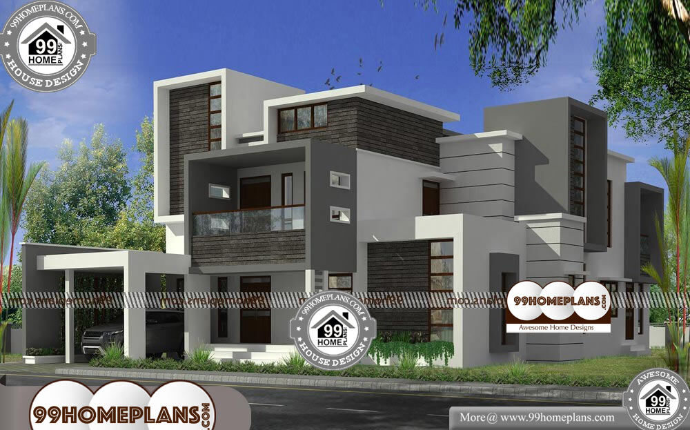 Bungalow House Modern Design - 2 Story 3005 sqft-Home