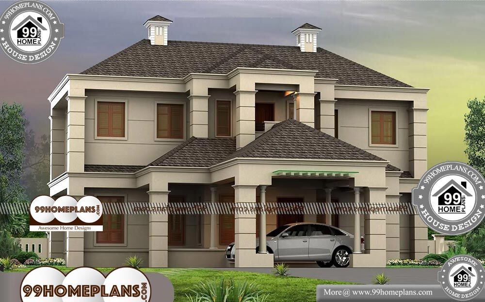 Bungalow Modern House Design - 2 Story 2720 sqft-Home