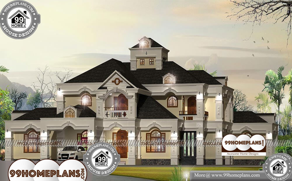 Bungalow Plans - 2 Story 8154 sqft-Home