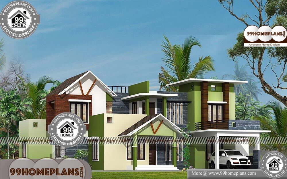 Cheap 4 Bedroom House Plans - 2 Story 2933 sqft-Home 