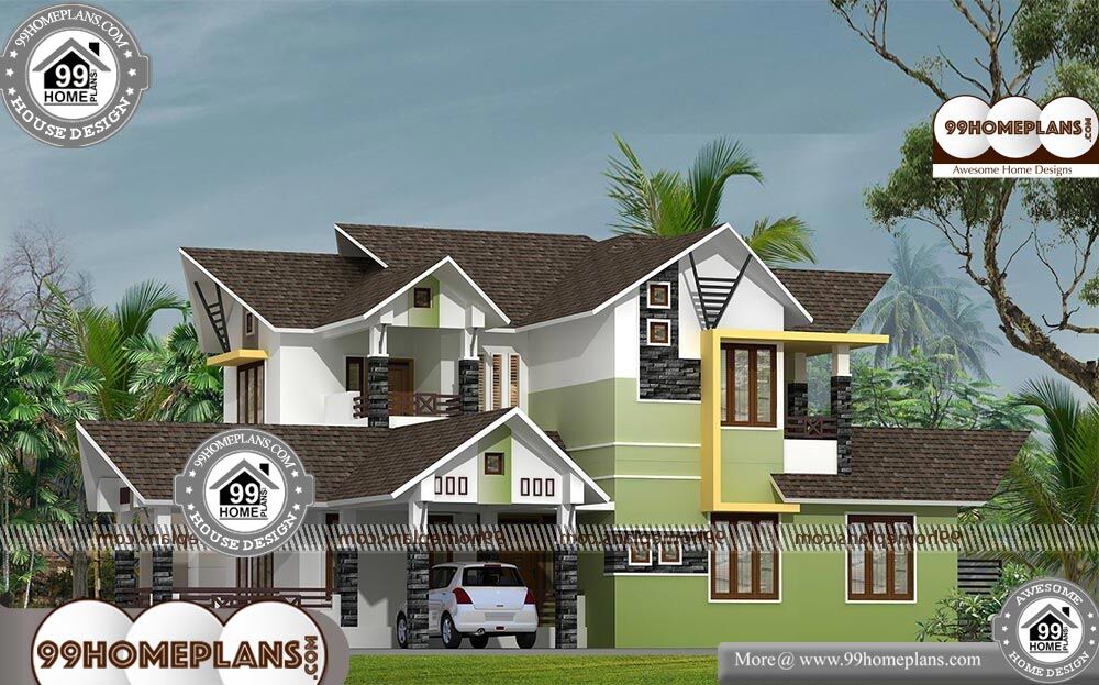 Double Storey 4 Bedroom House Plans - 2 Story 2686 sqft-Home