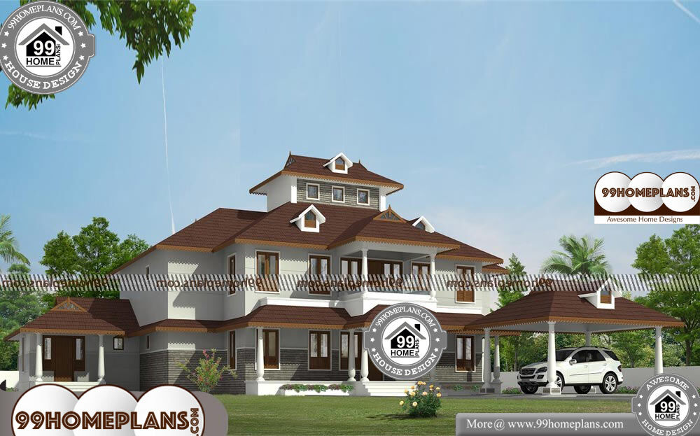 Double Storey Plans With Balcony - 2 Story 5250 sqft-Home