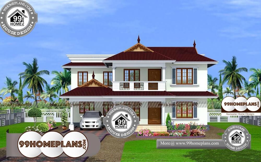 Dream Home Plans In Kerala With Estimate Prices - 2 Story 2600 sqft-Home