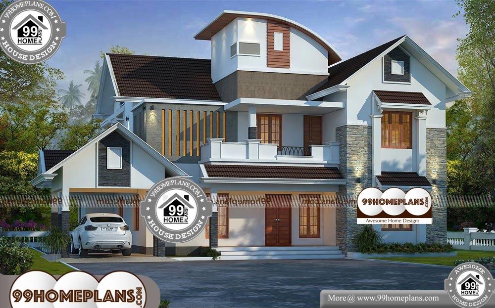 East Facing House Plans - 2 Story 2600 sqft-Home