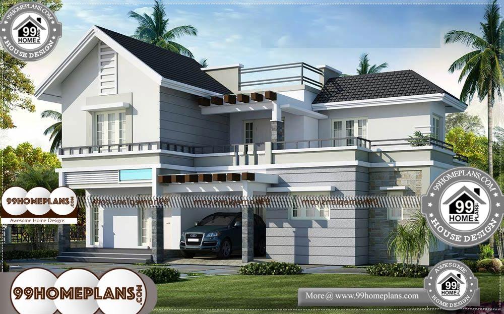 Free Home Plans Indian Style - 2 Story 2720 sqft-Home