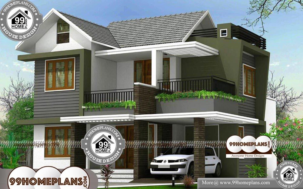 House Architecture - 2 Story 1738 sqft-Home