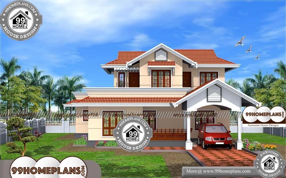 House Floor Design - 2 Story 1900 sqft-Home