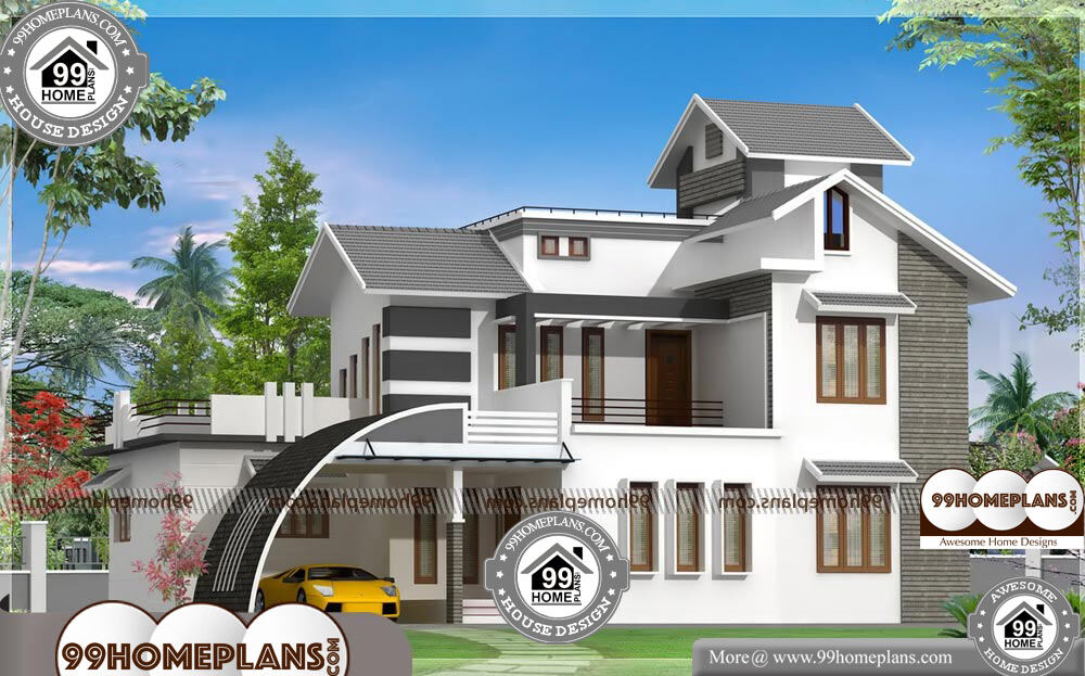 House Front Design - 2 Story 2700 sqft-Home