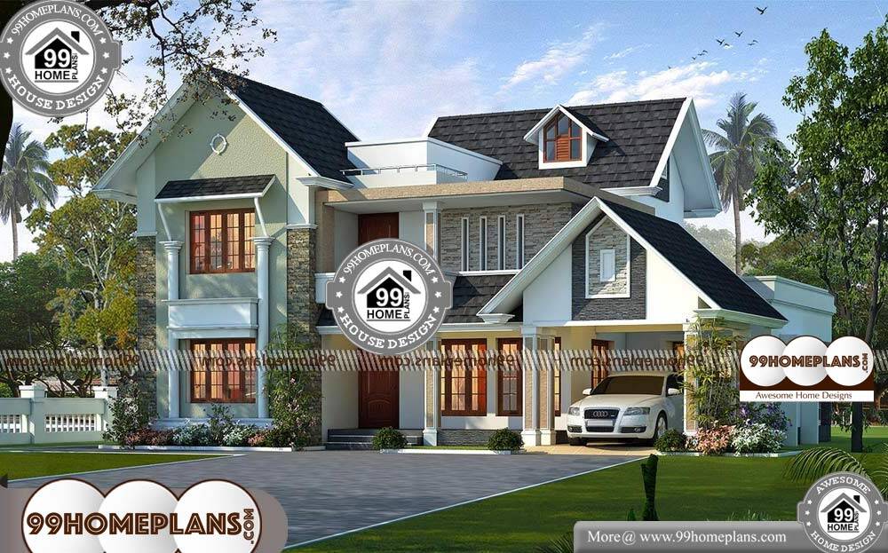 House Front Elevation Designs For Double Floor - 2 Story 2990 sqft-Home