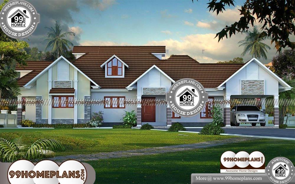 House Front Elevation Models - Single Story 2490 sqft-Home