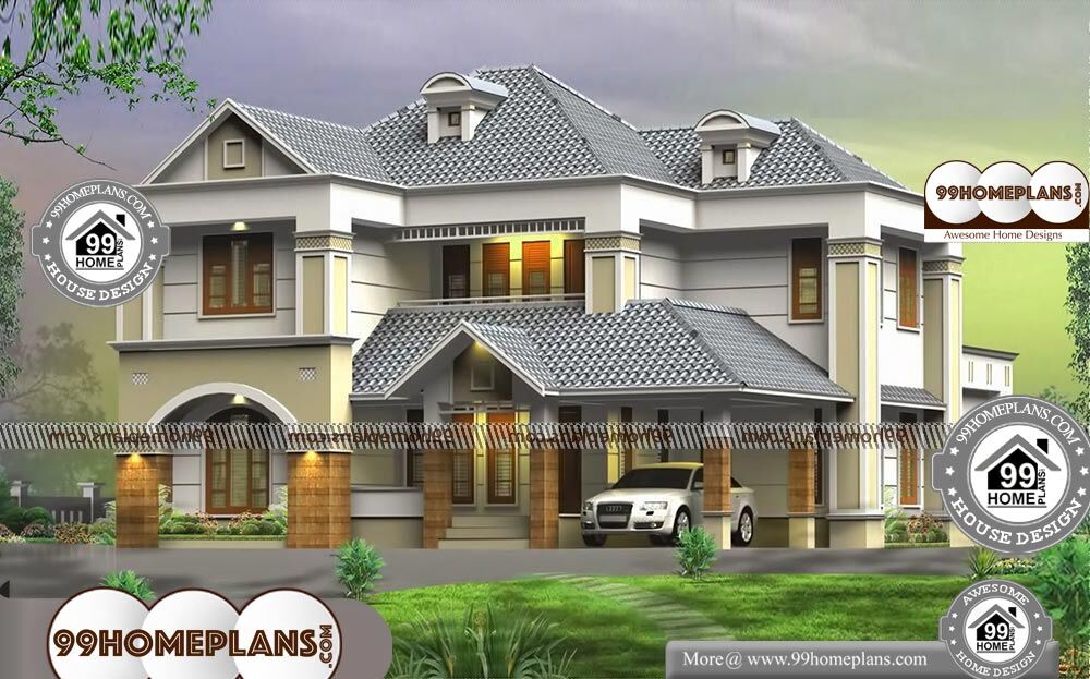 House Plans With 4 Bedrooms - 2 Story 2600 sqft-Home