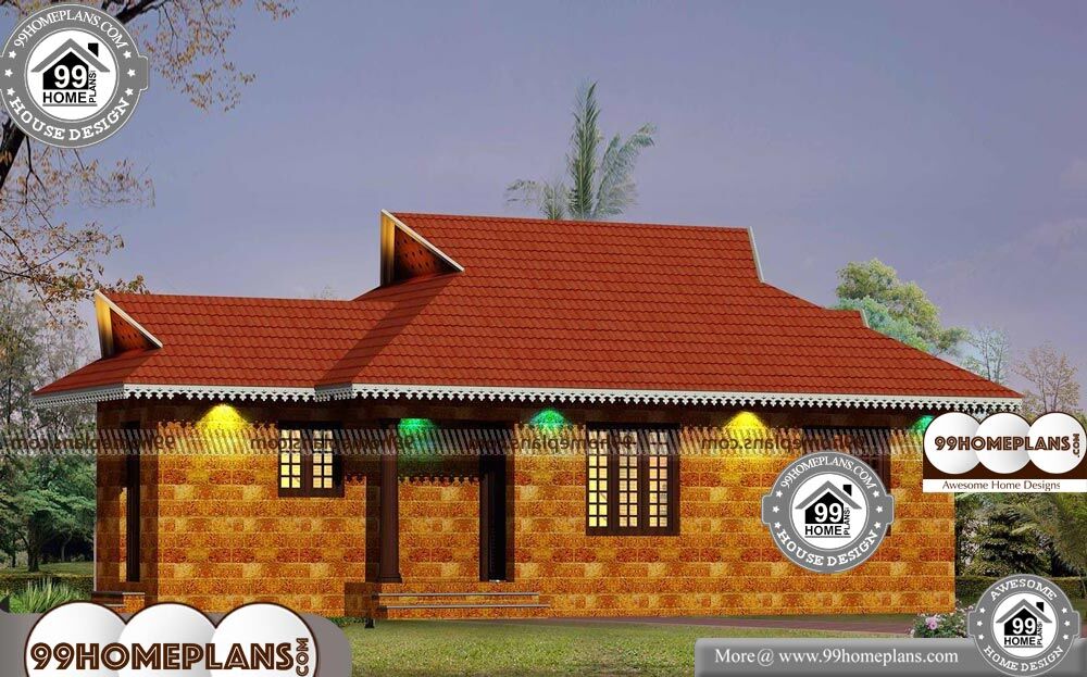 House Plans With Stone - Single Story 885 sqft-Home