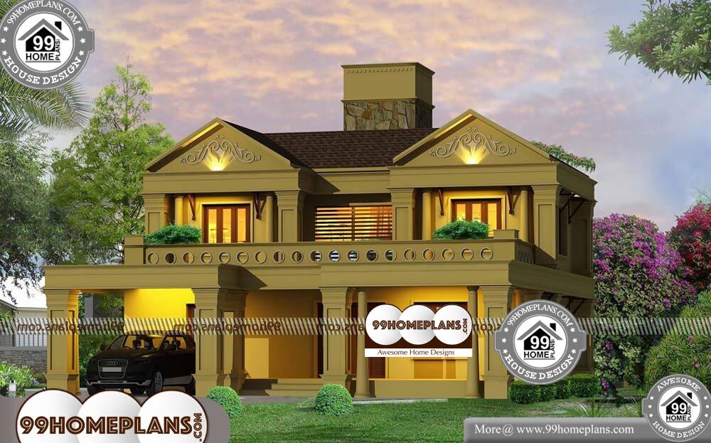 Indian Bungalow House Designs - 2 Story 2369 sqft-Home