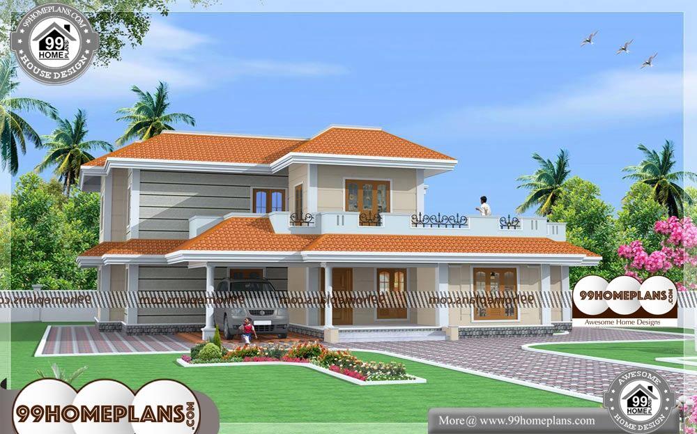 Indian House Front Elevation Photos - 2 Story 2666 sqft-Home