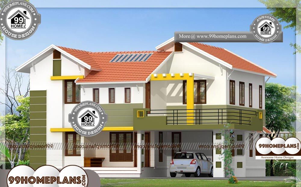 Indian House Images - 2 Story 2430 sqft-Home