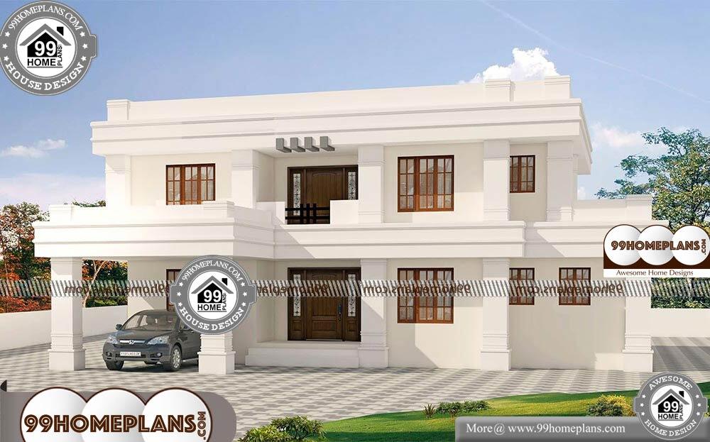  Indian Modern House Designs  Double Floor Bungalow Style 