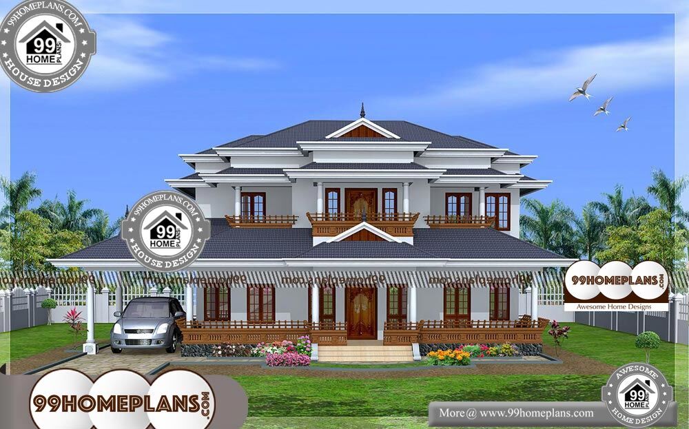 Indian New House Design Ideas - 2 Story 3550 sqft-Home