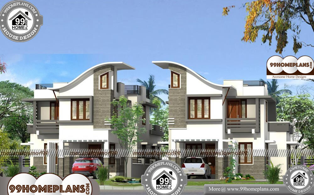 Kerala House Design with Floor Plan - 2 Story 1910 sqft-HOME