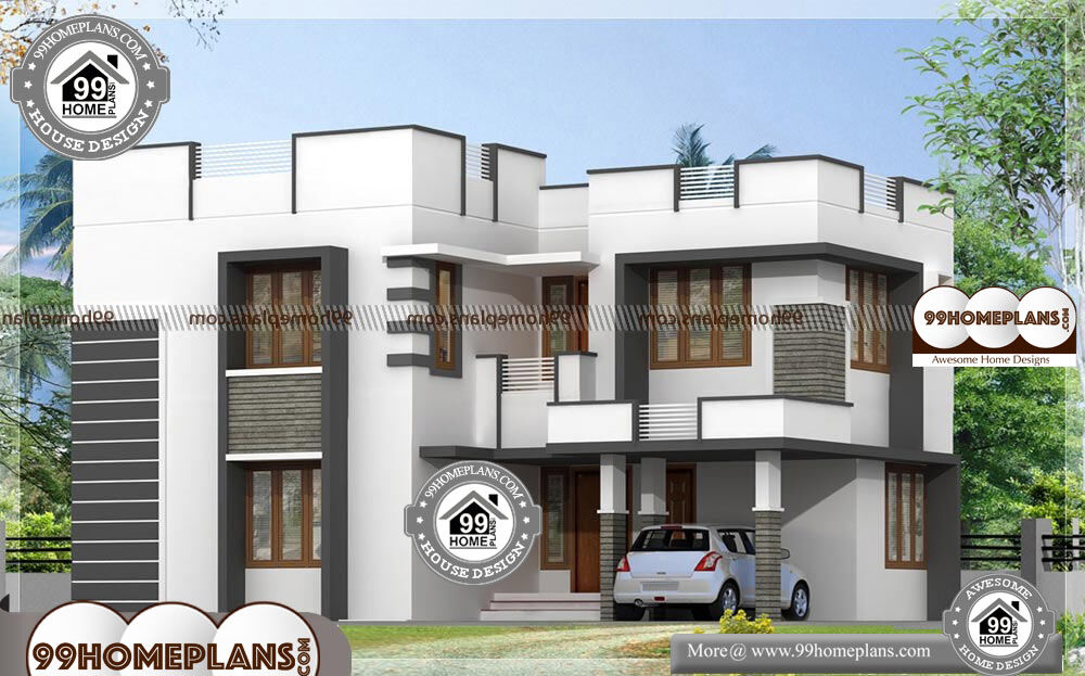 Kerala House Models - 2 Story 1621 sqft-Home