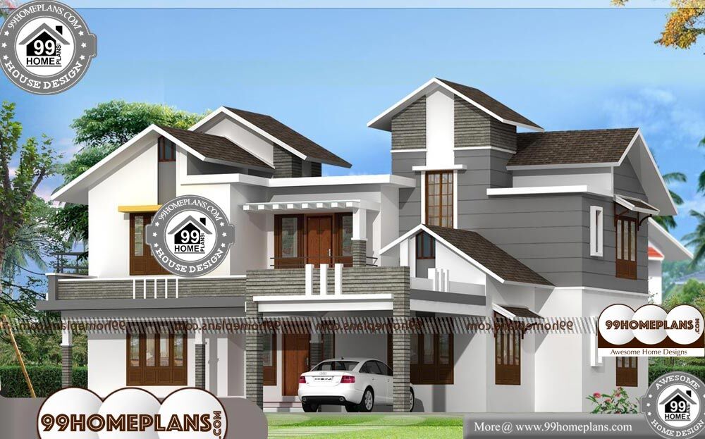 Kerala House Plans - 2 Story 3075 sqft-Home