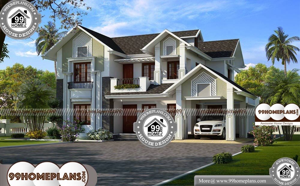 Kerala House Plans With Estimate - 2 Story 2600 sqft-Home