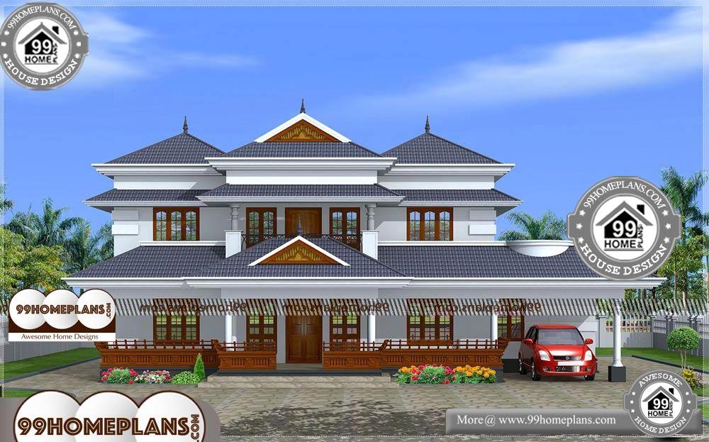 Kerala Luxury Home Designs - 2 Story 3450 sqft-Home