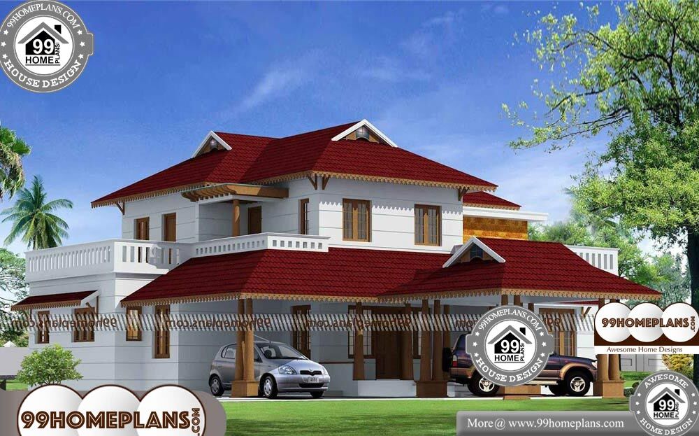 Kerala Style Nalukettu House Plans - 2 Story 3240 sqft-Home