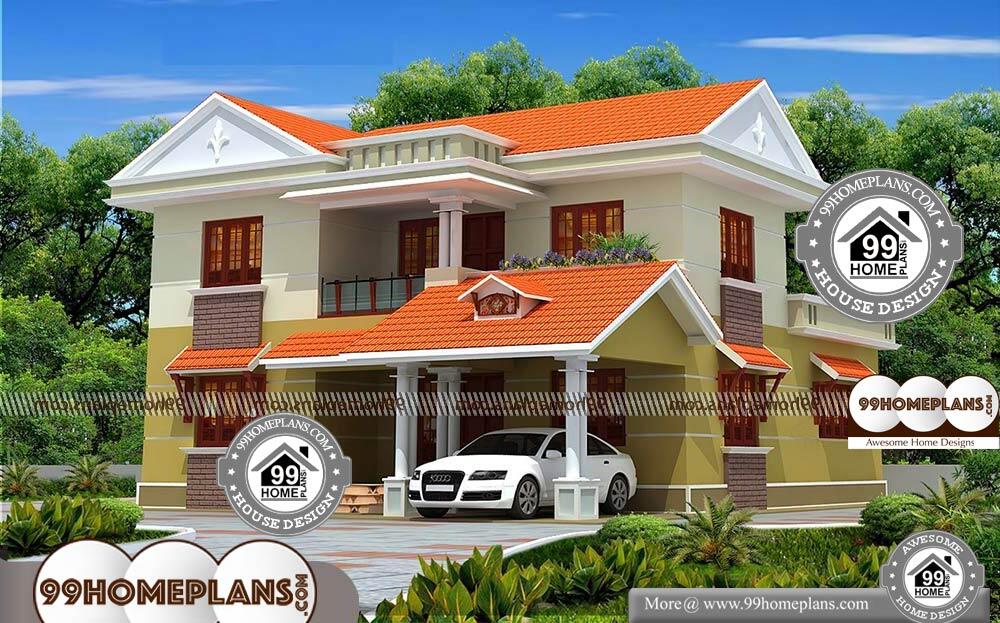 Kerala Style Traditional Houses - 2 Story 2265 sqft-Home