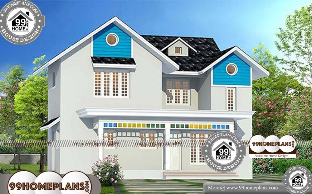 Low Cost Nalukettu House - 2 Story 2030 sqft-Home