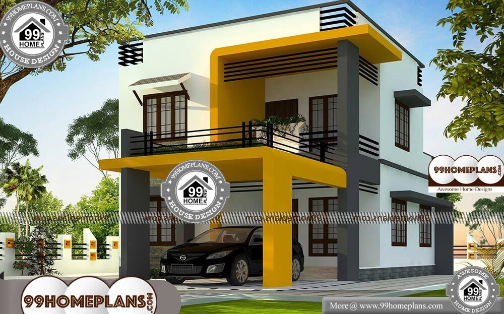 Modern Box House Design - 2 Story 1310 sqft-Home