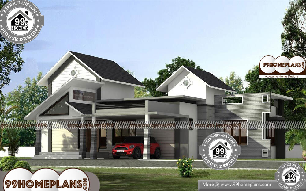 Modern Home Design Plans One Floor - Single Story 1922 sqft-Home