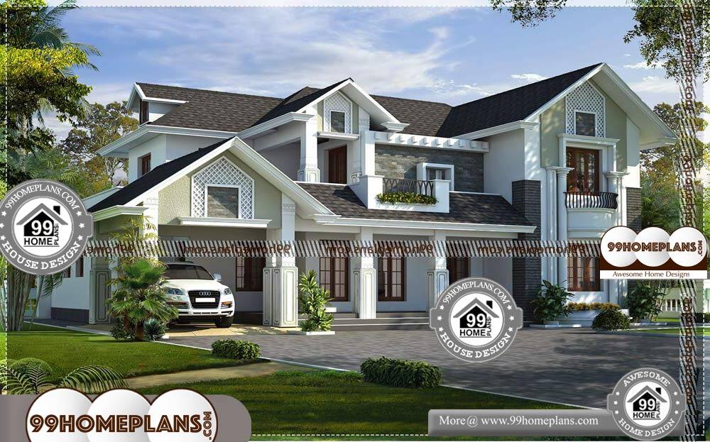 Modern House Design Drawing - 2 Story 3580 sqft-Home