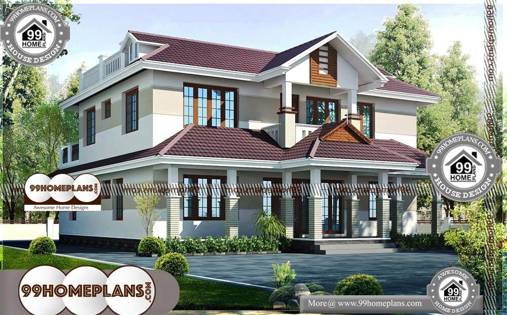 Modern House Layout Plan - 2 Story 2460 sqft-Home