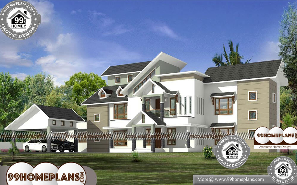 Modern House Two Storey - 2 Story 8179 sqft-Home