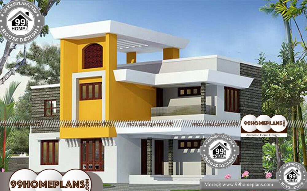 Modern Narrow House Design - 2 Story 1930 sqft-Home