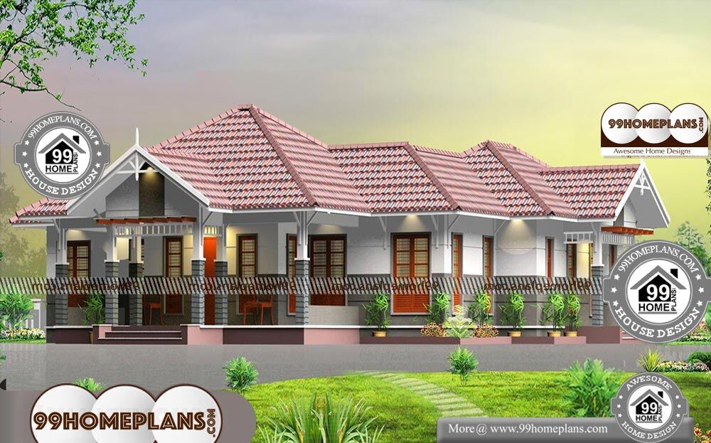 Modern One Level House Plans - Single Story 2300 sqft-Home