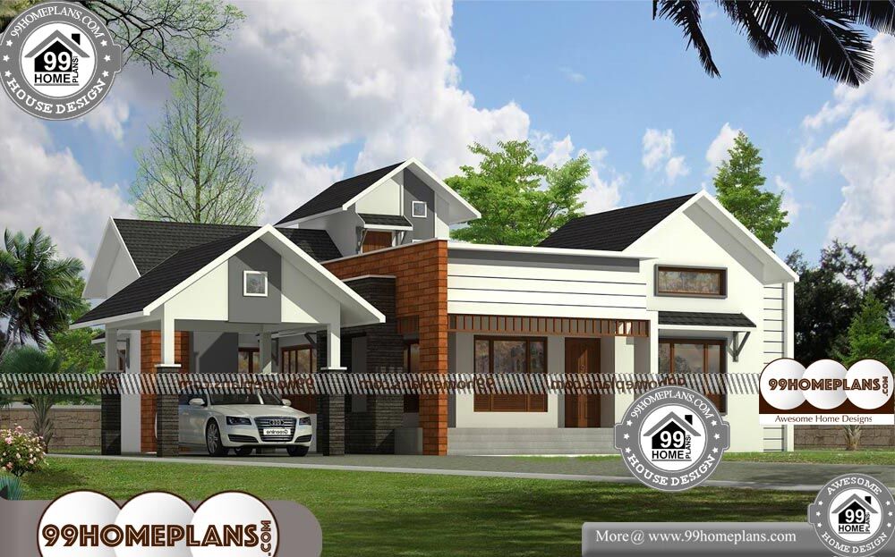 Modern One Storey House Design - Single Story 1841 sqft-Home