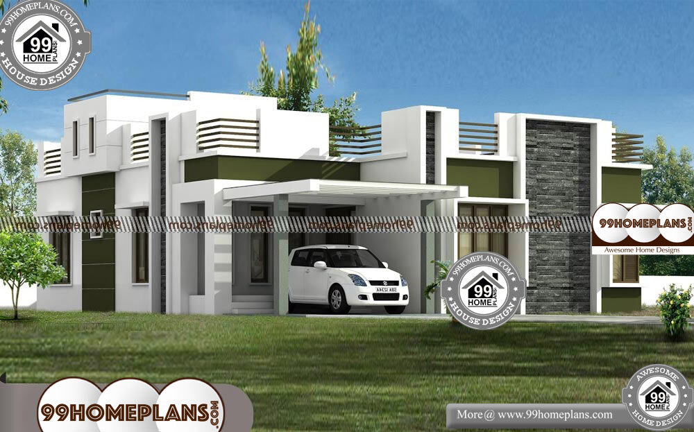 Modern Single Story House Plans - Single Story 2220 sqft-Home