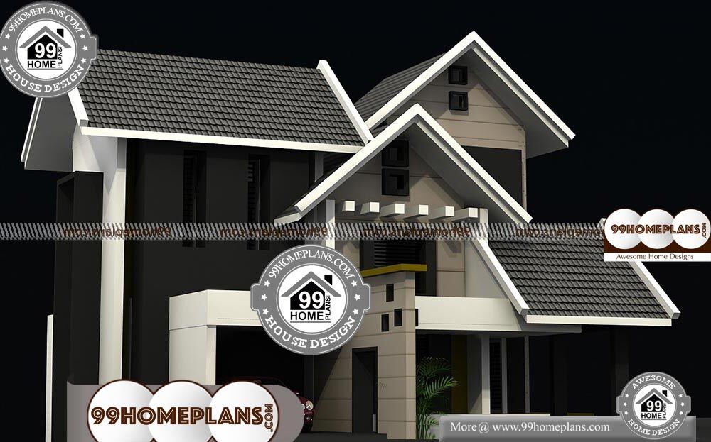 Modern Small Homes - 2 Story 1900 sqft-Home