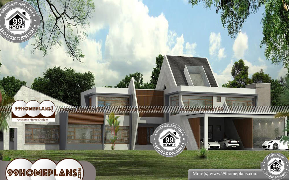 Modern Two Storey House Designs - 2 Story 6514 sqft-Home