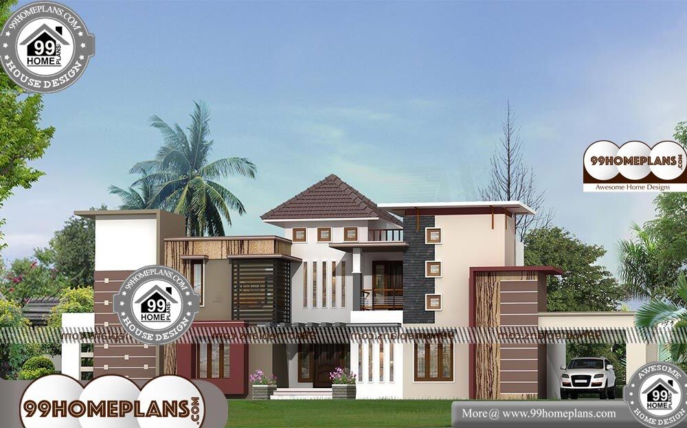 Modern Two Story House Plans - 2 Story 2943 sqft-Home