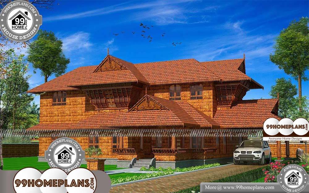 Nalukettu Veedu Plan - 2 Story 3000 sqft-Home